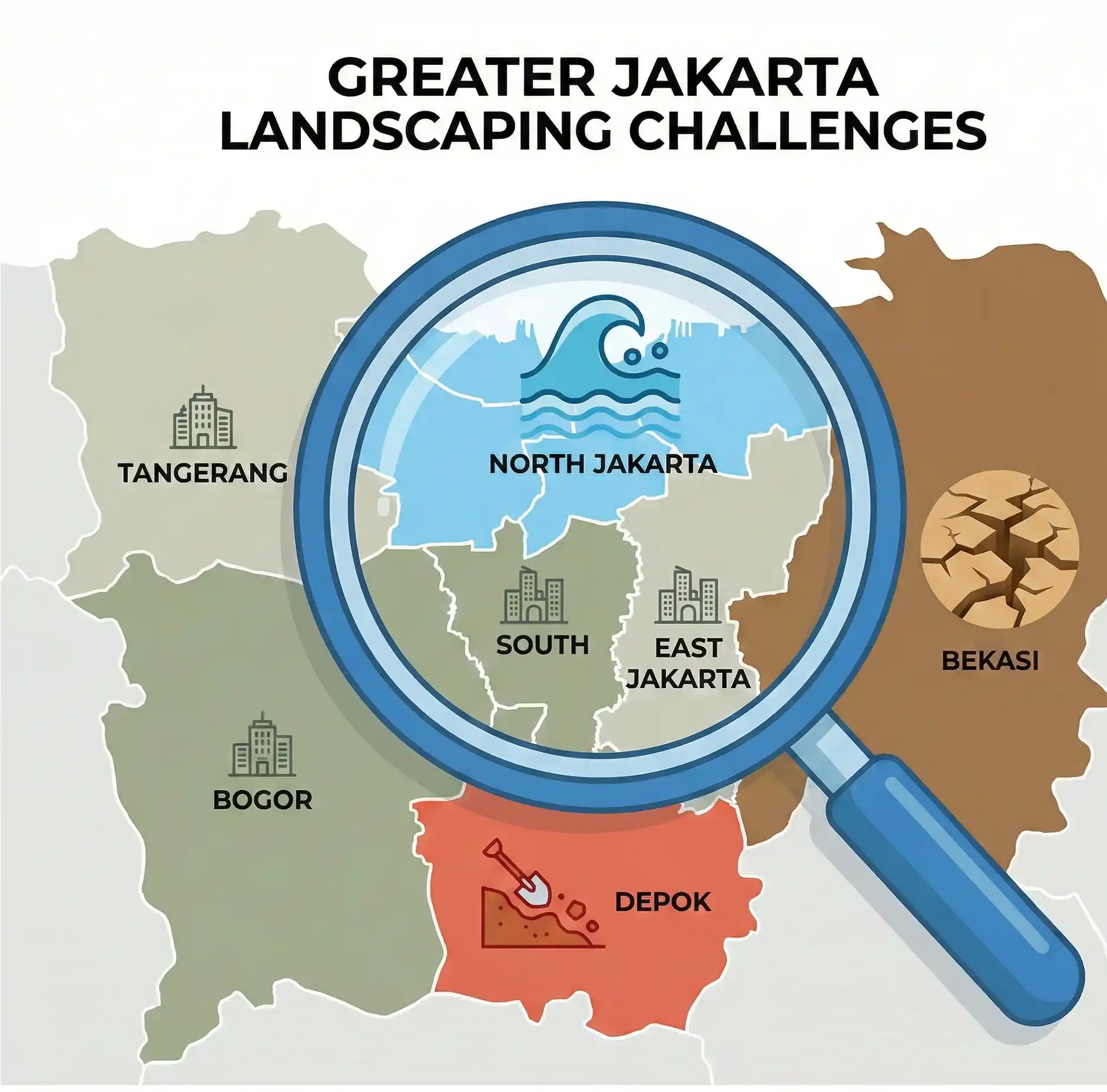 Peta Masalah Taman Jabodetabek