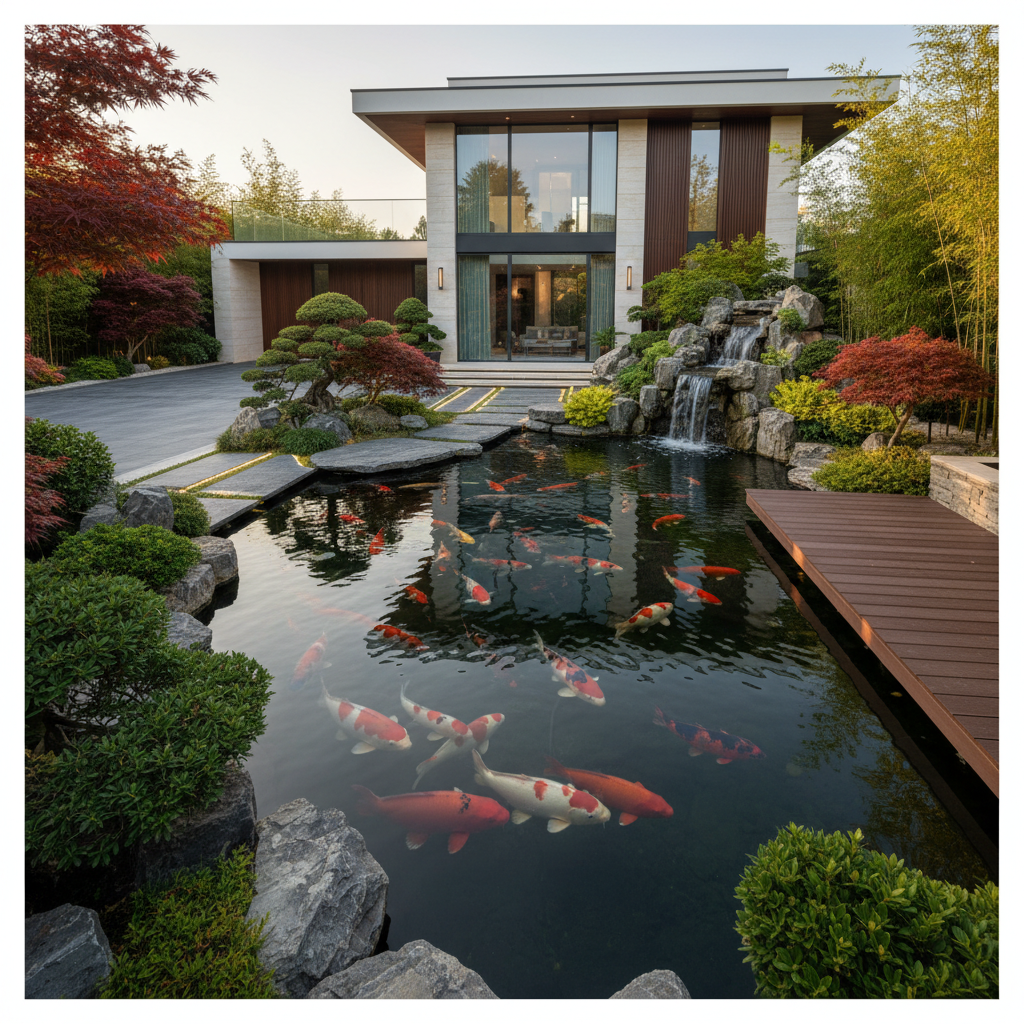 Pembuatan Kolam Koi Minimalis Depok