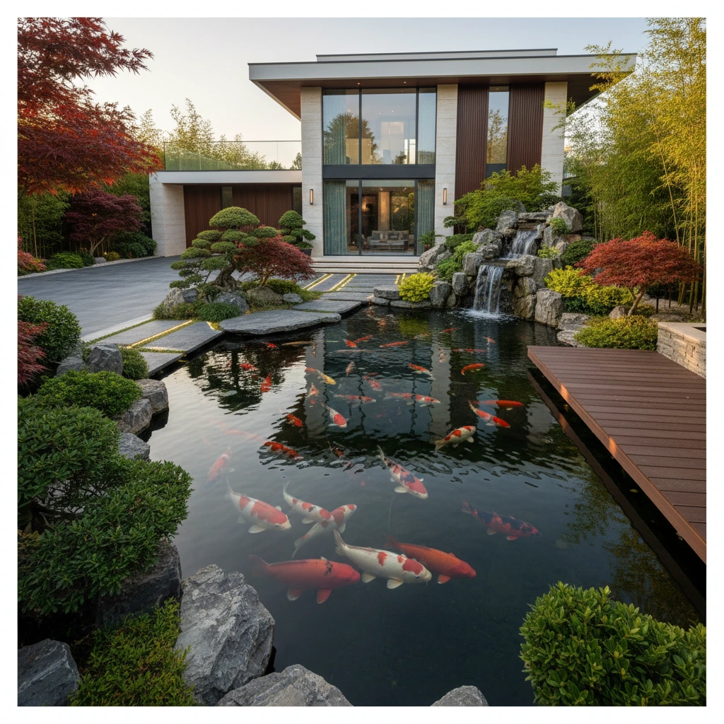 Kolam Koi Minimalis Cibubur