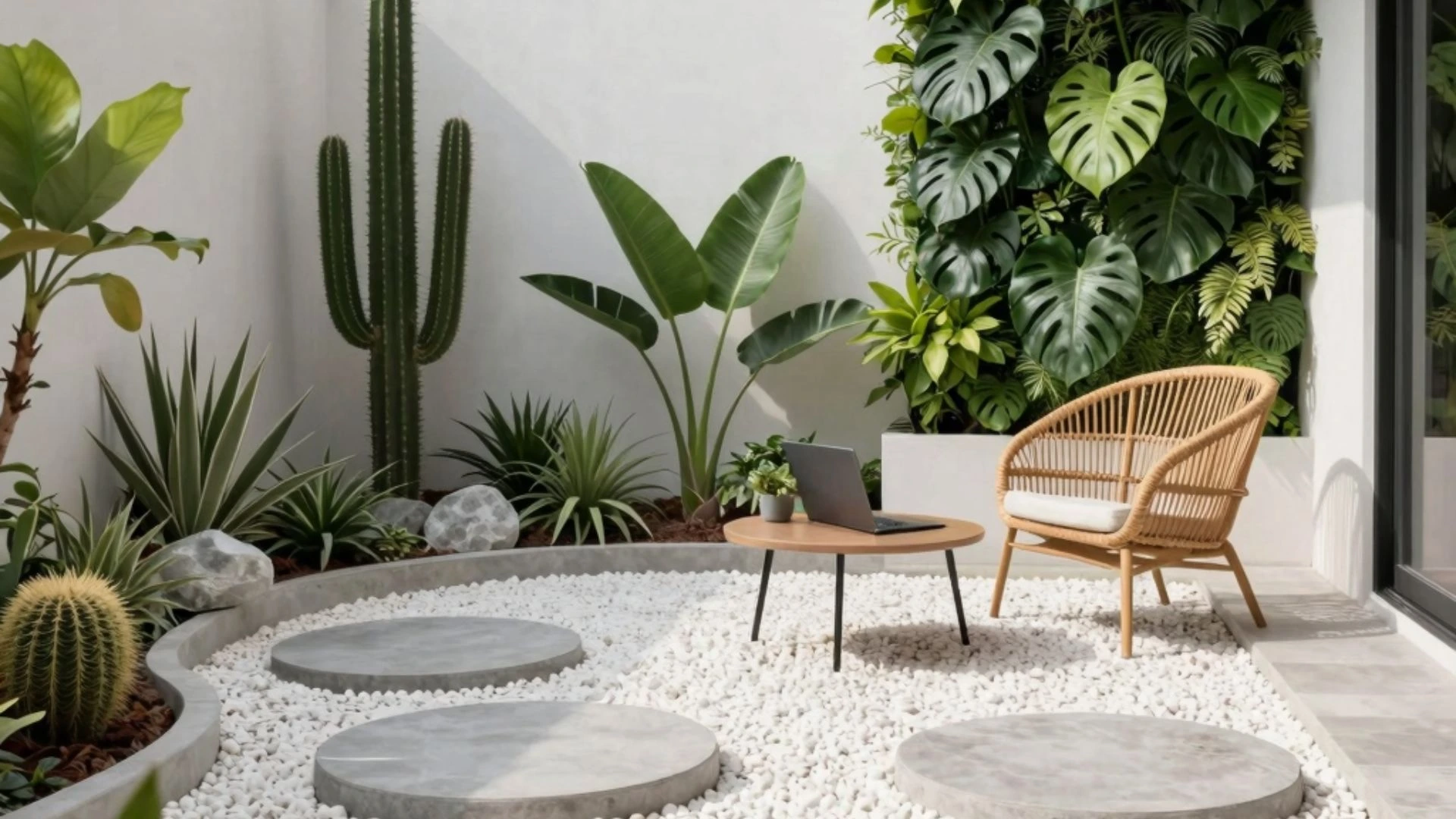 Urban taman kering profesional